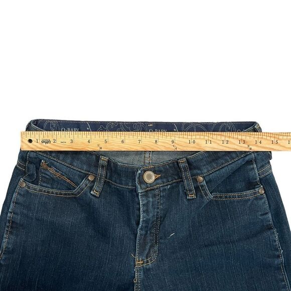 Wrangler Women's Denim Jeans Q Baby No Gap Waistband Dark Wash Size10 HEMMED - Picture 8 of 11
